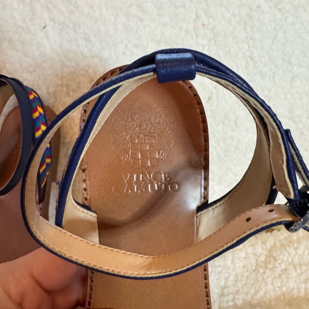 Vince Camuto Beaded Embellished Sandals 10M - Picture 6 of 7